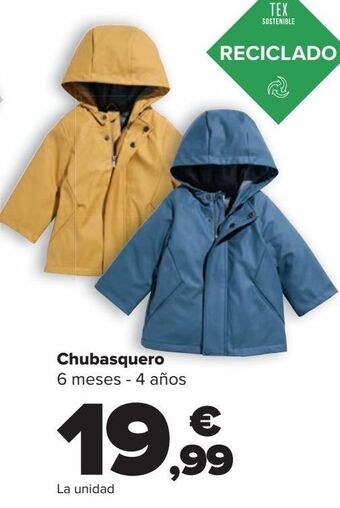 Carrefour Chubasquero oferta