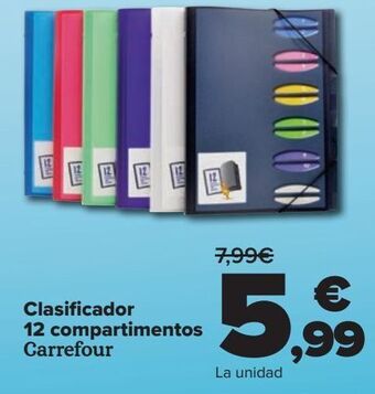Carrefour Clasificador 12 compartimentos carrefour oferta