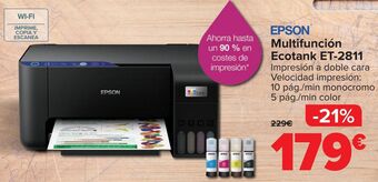Carrefour Epson multifunción ecotank et-2811 oferta
