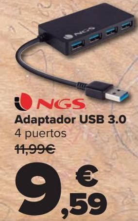 Carrefour Ngs adaptador usb 3.0 oferta