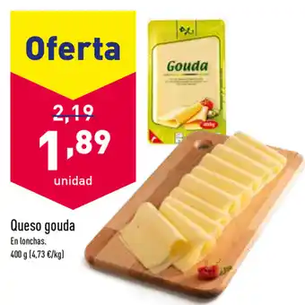 ALDI Queso gouda Es lonchas 400g oferta