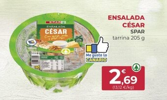 SPAR ENSALADA CÉSAR SPAR tarrina 205 g oferta
