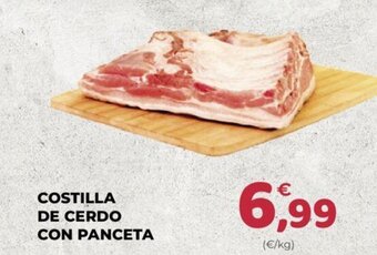 SPAR COSTILLA DE CERDO CON PANCETA oferta