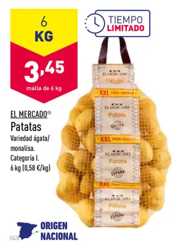 ALDI El Mercado Patatas 6 kg oferta