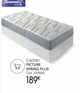 Conforama Colchón PICTURE SPRING PLUS Cód. 430000 oferta