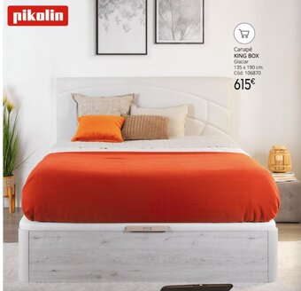 Conforama Canapé KING BOX Glaciar oferta