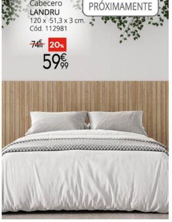 Conforama Cabecero LANDRU oferta