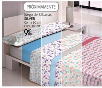Conforama Juego de sabanas silver oferta