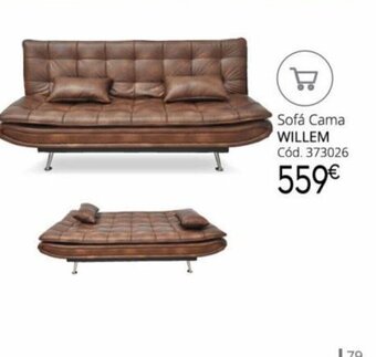 Conforama Sofá Cama WILLEM Cód. 373026 oferta