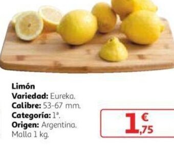 Alcampo Limón oferta