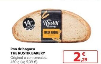 Alcampo Pan de hogaza THE RUSTIK BAKERY oferta