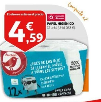 Alcampo PAPEL HIGIÉNICO oferta