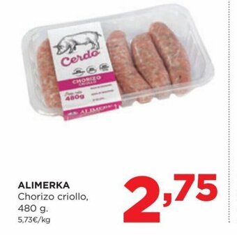 Alimerka ALIMERKA Chorizo criollo, oferta