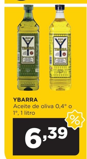 Alimerka YBARRA Aceite de oliva 0,4° o 1º, 1 litro oferta