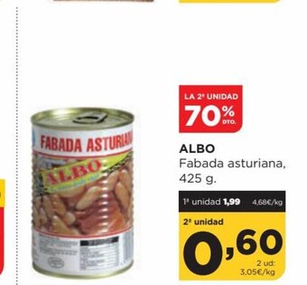 Alimerka ALBO Fabada asturiana, 425 g. oferta