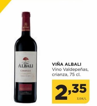 Alimerka VIÑA ALBALI Vino Valdepeñas, crianza, 75 cl. oferta