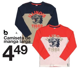 Zeeman Camiseta de manga larga oferta