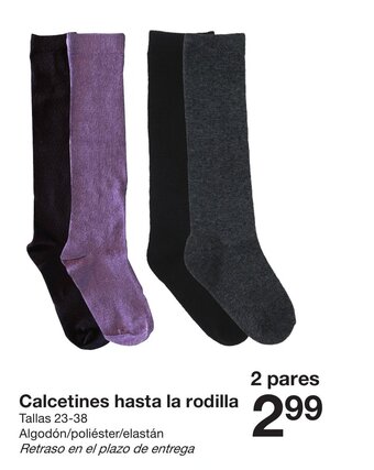 Zeeman Calcetines hasta la rodilla oferta