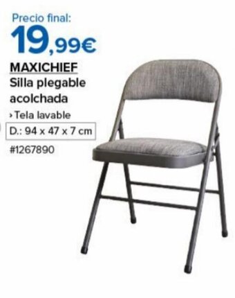 Costco MAXICHIEF Silla plegable acolchada oferta