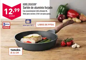 ALDI Home Creation Sartén de aluminio forjado oferta