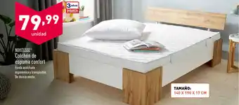 ALDI Novitesse Colchón de espuma confort oferta