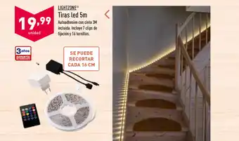 ALDI Lightzone Tiras led 5m oferta