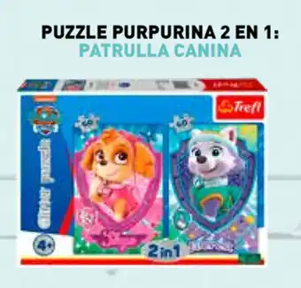 ALDI Puzzle Purpurina 2 en 1 Patrulla Canina oferta