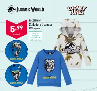 ALDI Pocopiano Sudadera Licencia oferta