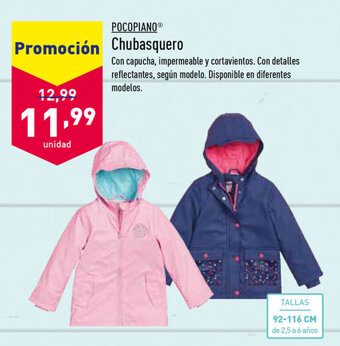 ALDI Pocopiano Chubasquero oferta