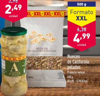 ALDI Nueces de California peladas 500g oferta