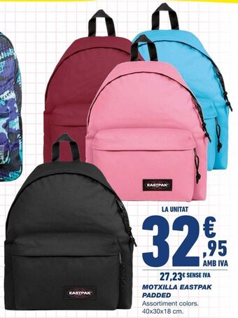 Bureau Vallée Mochila eastpak padded oferta