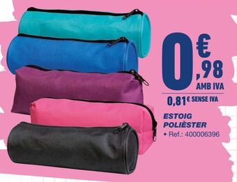 Bureau Vallée Estuche poliéster oferta