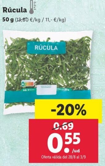 Lidl Rúcula oferta
