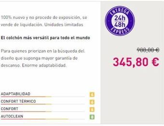Dormity Colchones oferta