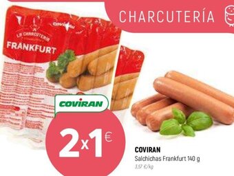 Coviran COVIRAN Salchichas Frankfurt 140 g oferta