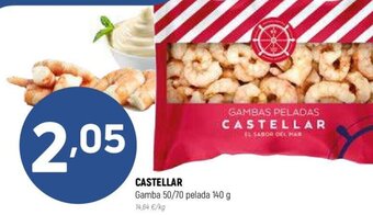 Coviran CASTELLAR Gamba 50/70 pelada 140 g oferta