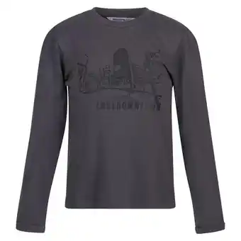 Decathlon Camiseta wenbie iii lost downtown de manga larga para niños/niñas gris oscuro oferta