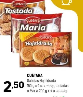 Coviran CUÉTARA Galletas Hojaldrada oferta