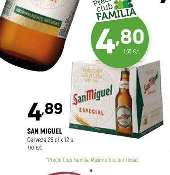 Coviran SAN MIGUEL Cerveza 25 cl x 12 u. oferta
