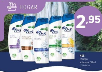 Coviran H&S Champú anticaspa 230 ml oferta