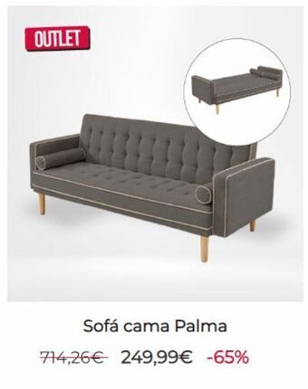 La Tienda Home Sofá cama palma oferta