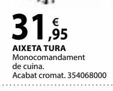 Fes Més Grifo de cocina oferta