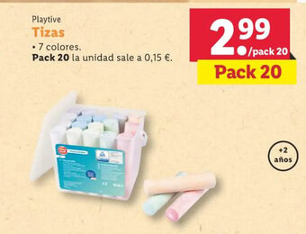Lidl Playtive Tizas oferta