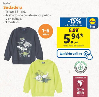 Lidl lupilu Sudadera oferta