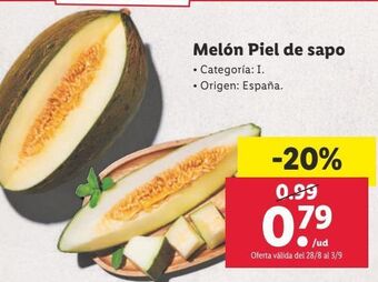 Lidl Melón oferta