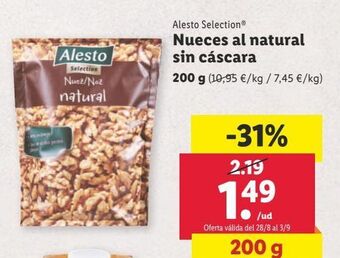 Lidl Nueces alesto oferta