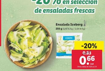 Lidl Ensaladas oferta