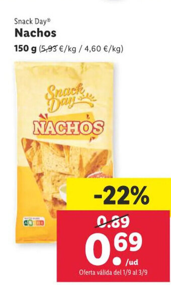 Lidl Snack Day Nachos oferta
