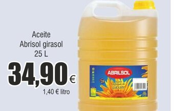 FROIZ Aceite Abrisol girasol 25 L oferta