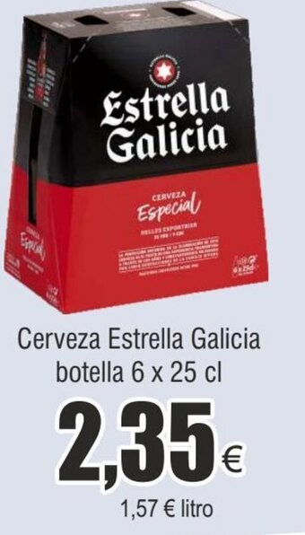 FROIZ Cerveza Estrella Galicia botella 6 x 25 cl oferta